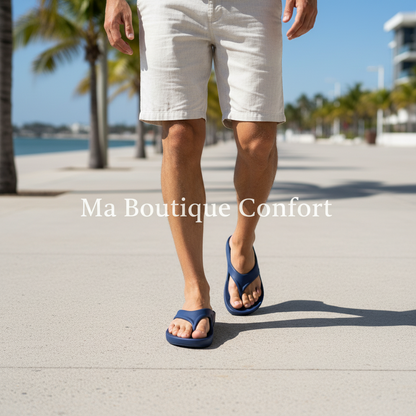 Tongs Décontractées à Plateforme Unisexe - Confortables et Stylées