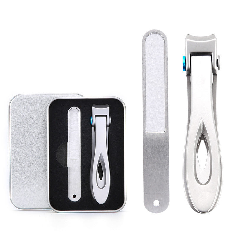 Kit Manucure Professionnel -Coupe-Ongles & Lime en Acier Inoxydable
