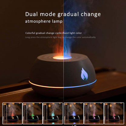 Diffuseur avec LED multicolore offrant un effet lumineux variable.