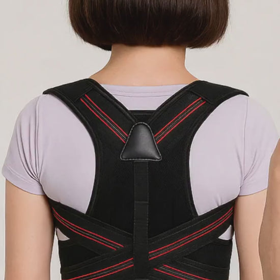  Démo femme avec un correcteur de posture 