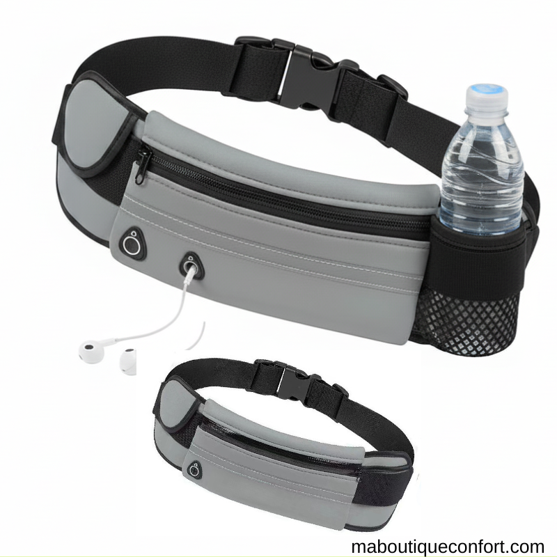 Sac Banane Fitness Multi-poches - Unisexe