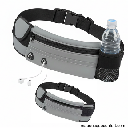 Sac Banane Fitness Multi-poches - Unisexe