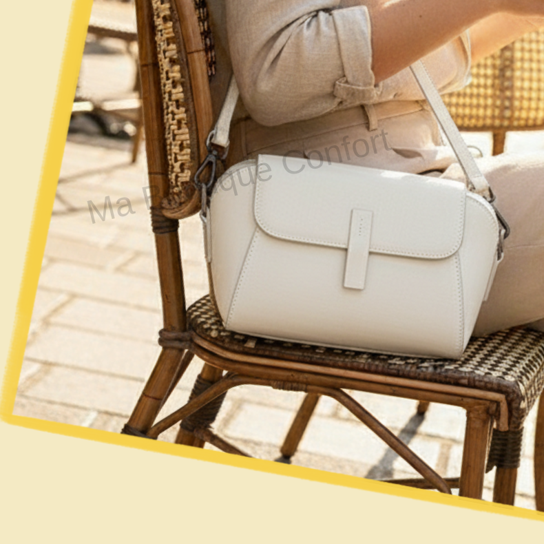 Sac à Main en Cuir Véritable  – Élégant, Tendance et Pratique