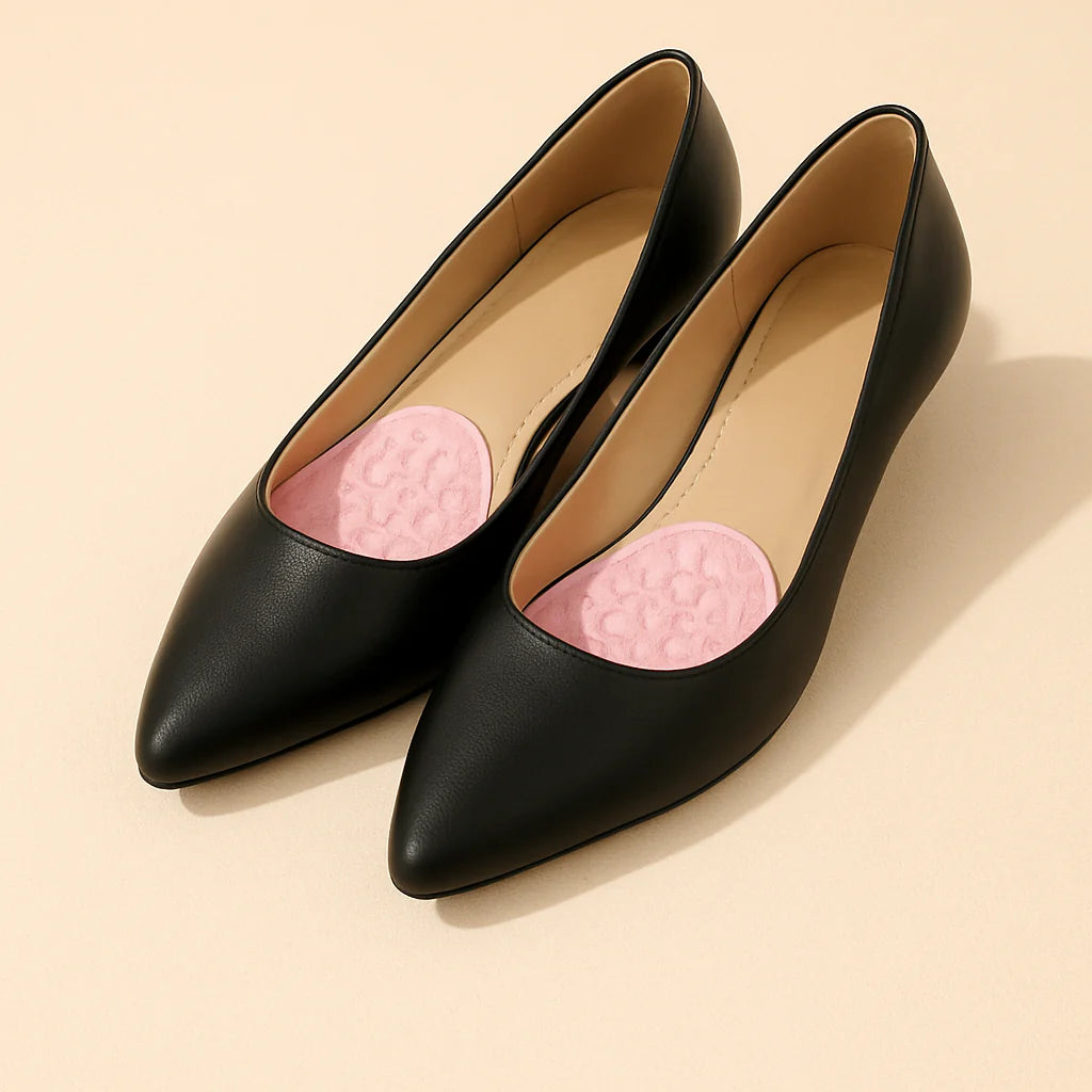 Semelles confortables roses en mousse mémoire de forme dans les chaussures femme 