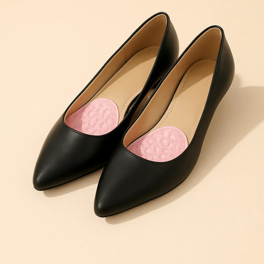 Semelles confortables roses en mousse mémoire de forme dans les chaussures femme 