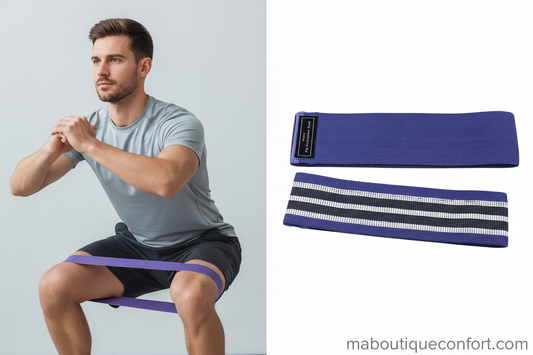 SEO squat bande cuisses avec produit