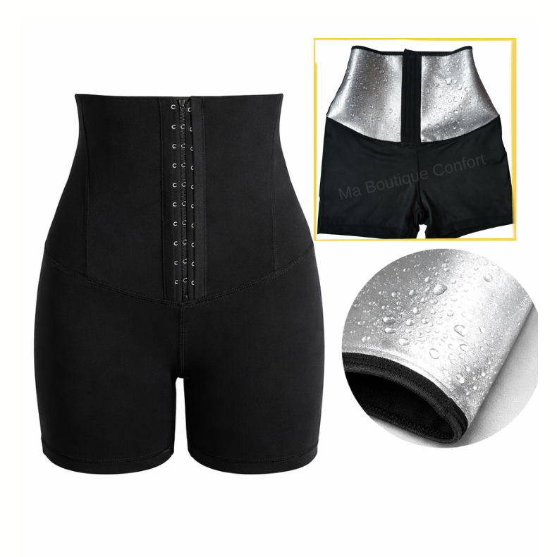 Short de Sudation Fitness Femme-Tonifiez votre Silhouette