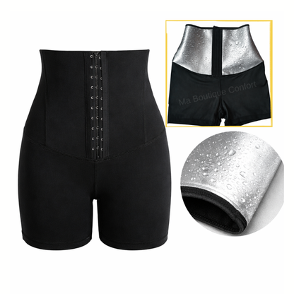 Short de Sudation Fitness Femme-Tonifiez votre Silhouette