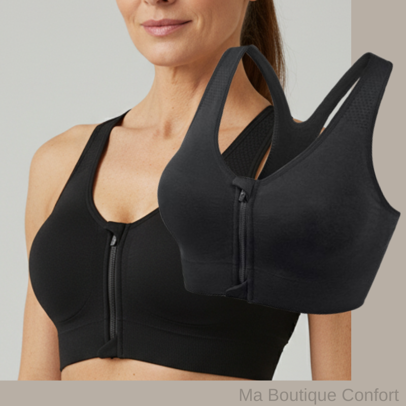 Femme portant un sous vêtement postural