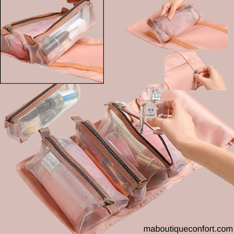 4 trousses de toilette maquillage pour femme